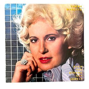 VTG TAMMY WYNETTE EVEN THE STRONG GET LONELY 1983 VINYL RECORD LP